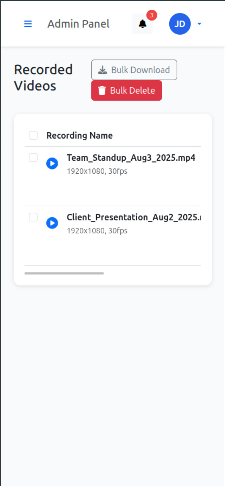 Mobile Meeting Record